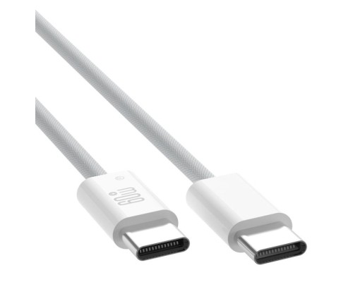 Дата кабель USB-C to USB-C 1.0m 60W white XO (NBQ273_C_White)