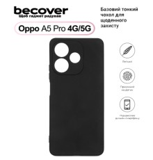 Чохол до мобільного телефона BeCover Silicone Oppo A5 Pro 4G/5G Black (713786)