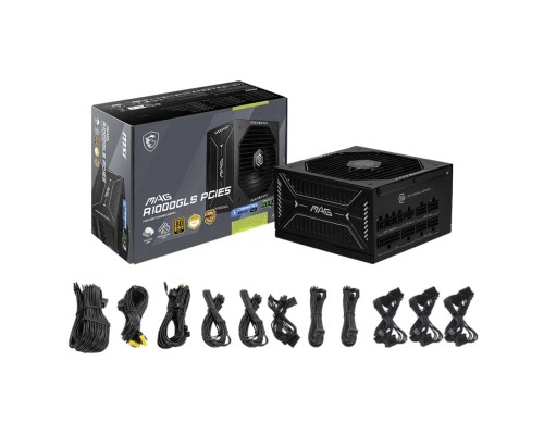 Блок живлення MSI 1000W MAG A1000GLS PCIE5 (MAG A1000GLS PCIE5)