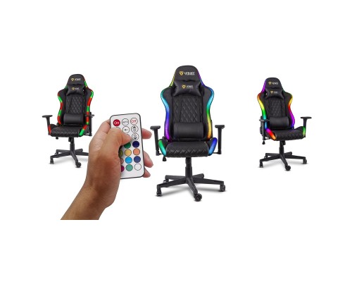 Крісло ігрове YENKEE YGC 300RGB STARDUST RGB Black (45015755)