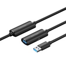Дата кабель USB 3.0 Type-A Male to Type-A Female Active Extension Cable 5M Black VENTION (CBMBJ)