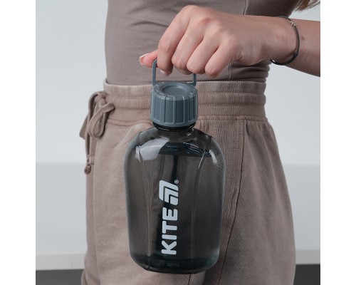 Пляшка для води Kite 650 мл сіра (K25-1240-1)