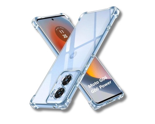 Чохол до мобільного телефона BeCover Anti-Shock Motorola Moto G06 / G06 Power 4G Clear (714699)