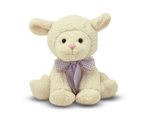 М'яка іграшка Melissa&Doug Застенчивый ягненок, 23 см (MD7400)