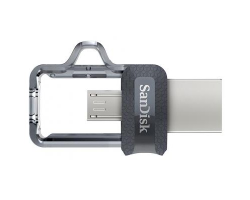 USB флеш накопичувач SanDisk 16GB Ultra Dual Black USB 3.0 OTG (SDDD3-016G-G46)
