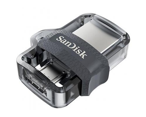USB флеш накопичувач SanDisk 16GB Ultra Dual Black USB 3.0 OTG (SDDD3-016G-G46)