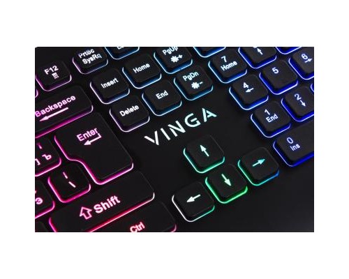 Клавіатура Vinga KB658 black