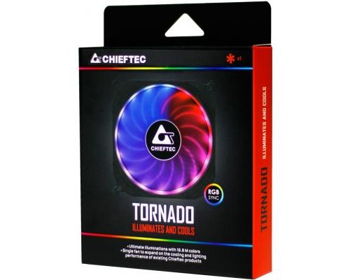 Кулер до корпусу Chieftec TORNADO ARGB (CF-1225RGB)