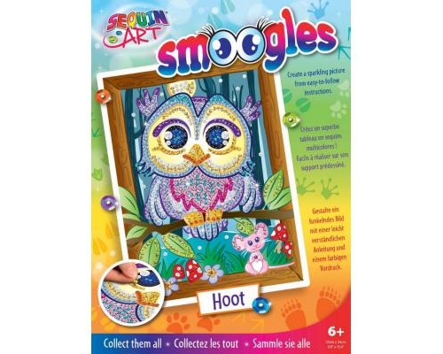 Набір для творчості Sequin Art SMOOGLES Сова (SA1812) Набір для творчості Sequin Art SMOOGLES Сова (SA1812)