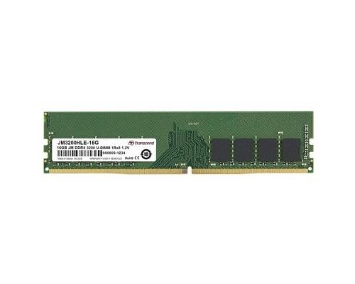 Модуль пам'яті для комп'ютера DDR4 16GB 3200 MHz Transcend (JM3200HLE-16G)