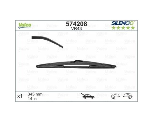 Щітка склоочисника Valeo 574208