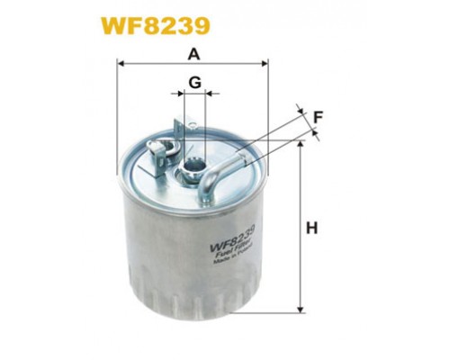 Фільтр паливний Wixfiltron WF8239