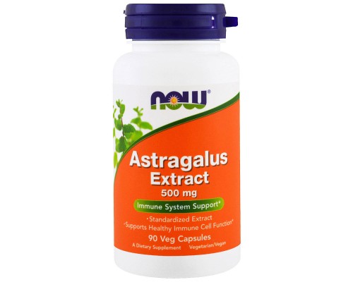 Трави Now Foods Астрагал 70%, 500 мг, 90 гелевих капсул (NOW-04598)