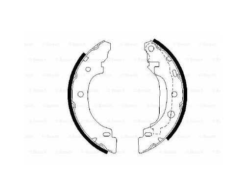 Гальмівні колодки Bosch 0 986 487 570