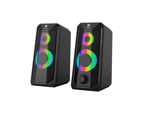 Акустична система Vinga SP-200 LED USB Black 