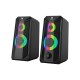 Акустична система Vinga SP-200 LED USB Black 