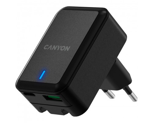 Зарядний пристрій Canyon PD 20W/QC3.0 18W (CNS-CHA20B)