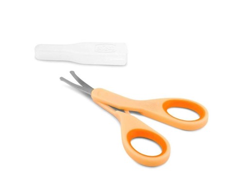 Дитячий манікюрний набір Chicco ножички з ковпачком помарачева (05912.00)