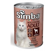 Консерви для котів Simba Cat Wet ягня 415 г (8009470009546)