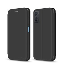 Чохол до мобільного телефона MakeFuture Oppo A96 Flip (Soft-Touch PU) Black (MCP-OPA96BK)