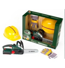 Ігровий набір Bosch Набір майстра: Ланцюгова пила, шлем, рукавички (8456)