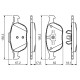 Гальмівні колодки Bosch 0 986 424 701