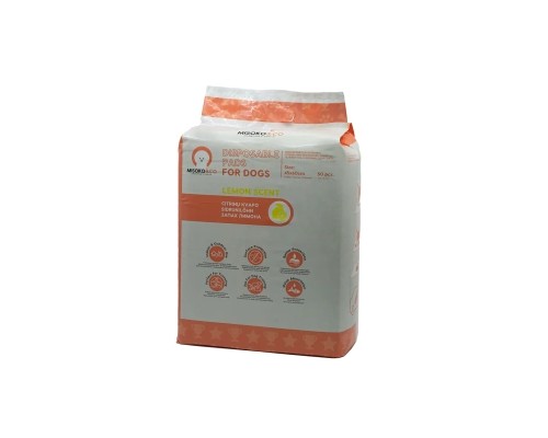 Пелюшки для собак MISOKO&CO з ароматом лимона 45х60 см 50 шт (SHAMSK63061_50)