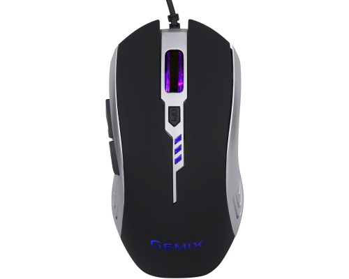 Мишка Gemix W100 USB Black/Gray + ігрова поверхня (W100Combo)
