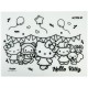 Підкладка настільна Kite силіконова розмальовка Hello Kitty, 30х40см (HK22-424)