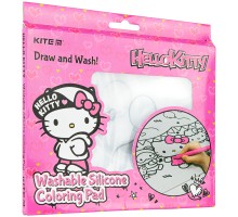 Підкладка настільна Kite силіконова розмальовка Hello Kitty, 30х40см (HK22-424)