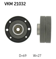 Ролик натягувача ременя SKF VKM 21032