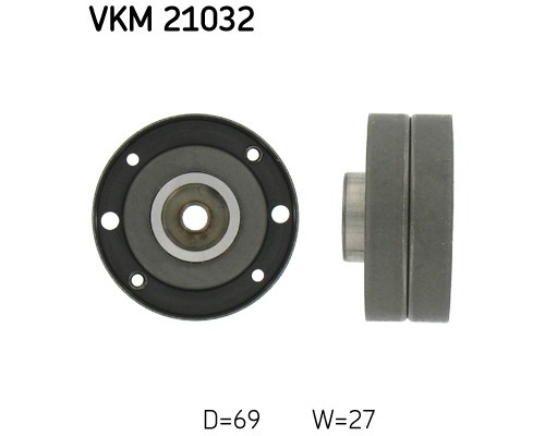 Ролик натягувача ременя SKF VKM 21032