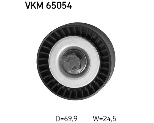 Ролик натягувача ременя SKF VKM 65054