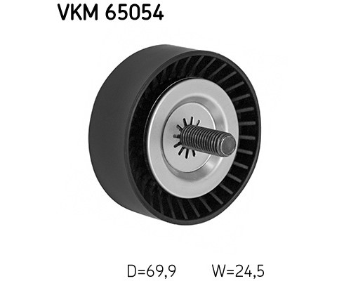 Ролик натягувача ременя SKF VKM 65054
