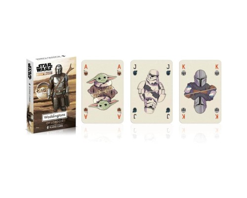 Гральні карти Winning Moves Star Wars The Mandalorian Waddingtons No.1 (WM00864-EN1-12) Гральні карти Winning Moves Star Wars The Mandalorian Waddingtons No.1 (WM00864-EN1-12)