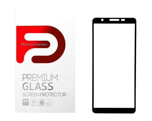 Скло захисне Armorstandart Full Glue Samsung A01 Core (A013F) Black (ARM57291)