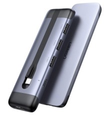 Концентратор Ugreen USB3.0 Type-C to HDMI/USB 3.0x3/HDMI/Type-c PD CM285 (70408)