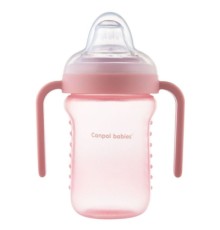 Поїльник-непроливайка Canpol babies з силіконовим носиком 220 мл (56/605)