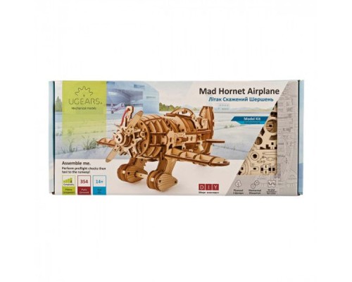 Конструктор Ugears Літак Скажений Шершень (6337396)