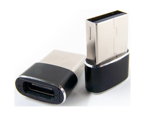 Перехідник Type-C (male) to USB (female) black Dengos (ADP-021)