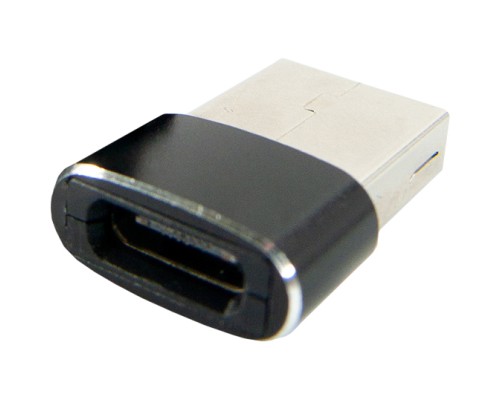 Перехідник Type-C (male) to USB (female) black Dengos (ADP-021)