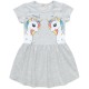 Плаття дитяче POP FASHION з єдинорогом (6834-128G-gray)