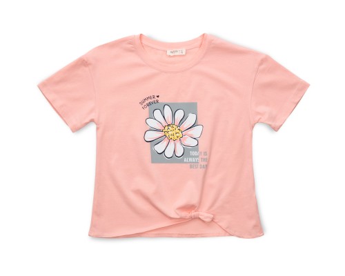 Футболка дитяча Breeze з ромашкою (18731-146G-peach)