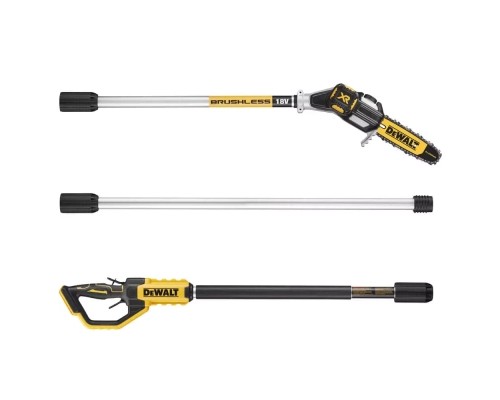 Ланцюгова пила DeWALT висоторіз 18V, 5Ah, довжина шини 20 см (DCMPS567P1)