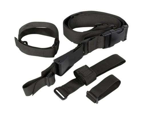Ремінь для зброї Condor 3-точковий Black (T3PS-002)