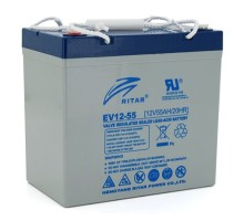 Батарея до ДБЖ Ritar EV12-55, 12V 55Ah (EV12-55) 