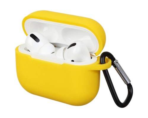 Чохол для навушників Armorstandart Silicone Case для Apple Airpods Pro Yellow (ARM56079) Чохол для навушників Armorstandart Silicone Case для Apple Airpods Pro Yellow (ARM56079)