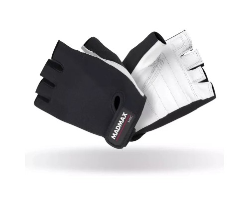 Рукавички для фітнесу MadMax MFG-250 Basic Whihe XXL (MFG-250_XXL)