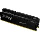 Модуль пам'яті для комп'ютера DDR5 16GB (2x8GB) 5600 MHz Beast Black Kingston Fury (ex.HyperX) (KF556C40BBK2-16)