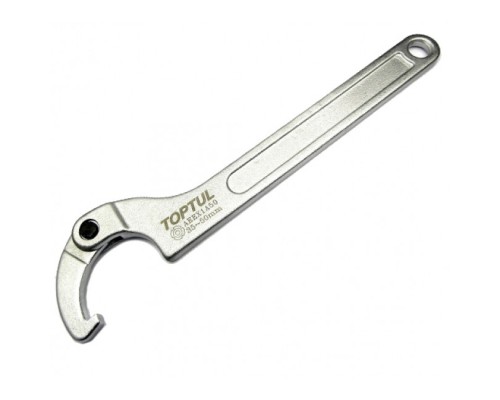 Ключ Toptul для круглих шліцьових гайок шарнірний 35-50мм (AEEX1A50)